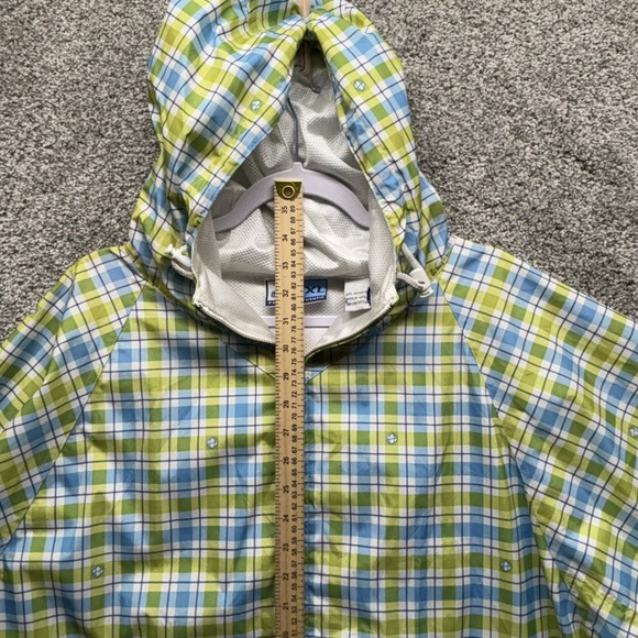 Vintage ENYCE Windbreaker Hoodie Mens XL Plaid Stripe Y2K 90s Full Zip Snap RARE - Picture 12 of 16